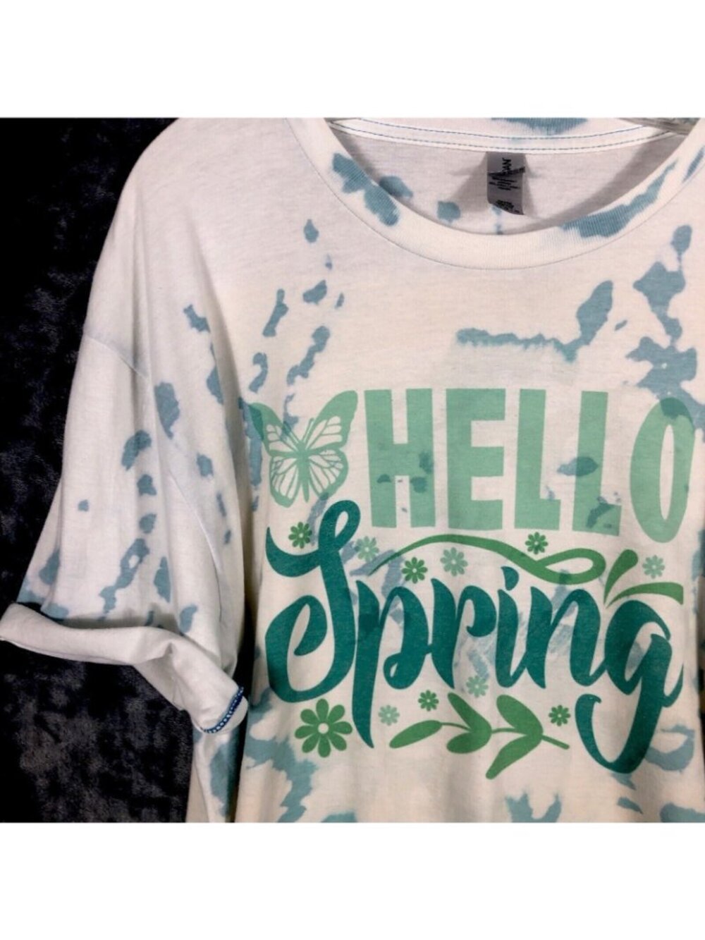 Glidan Womens Shirt Hello Spring Size Extra Large T Shirt - Picture 4 of 9